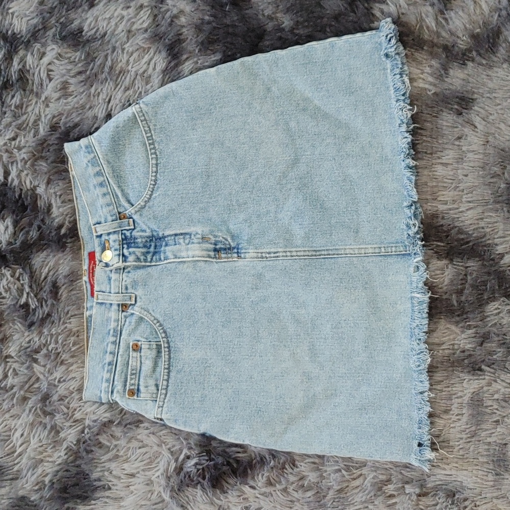 Limited Jeans Denim Mini Skirt 8